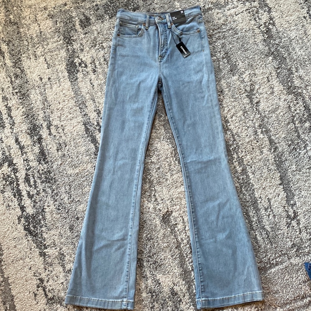Express flare jeans size 2R